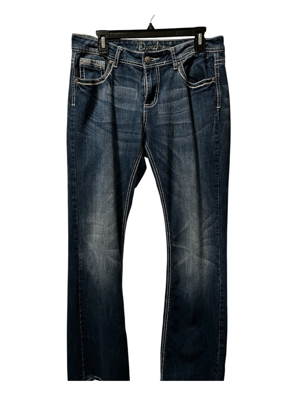 Women’s wide-Leg Distressed Jeans